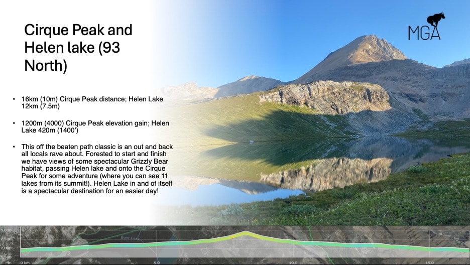 Cirque Peak and Helen Lake (93 North)